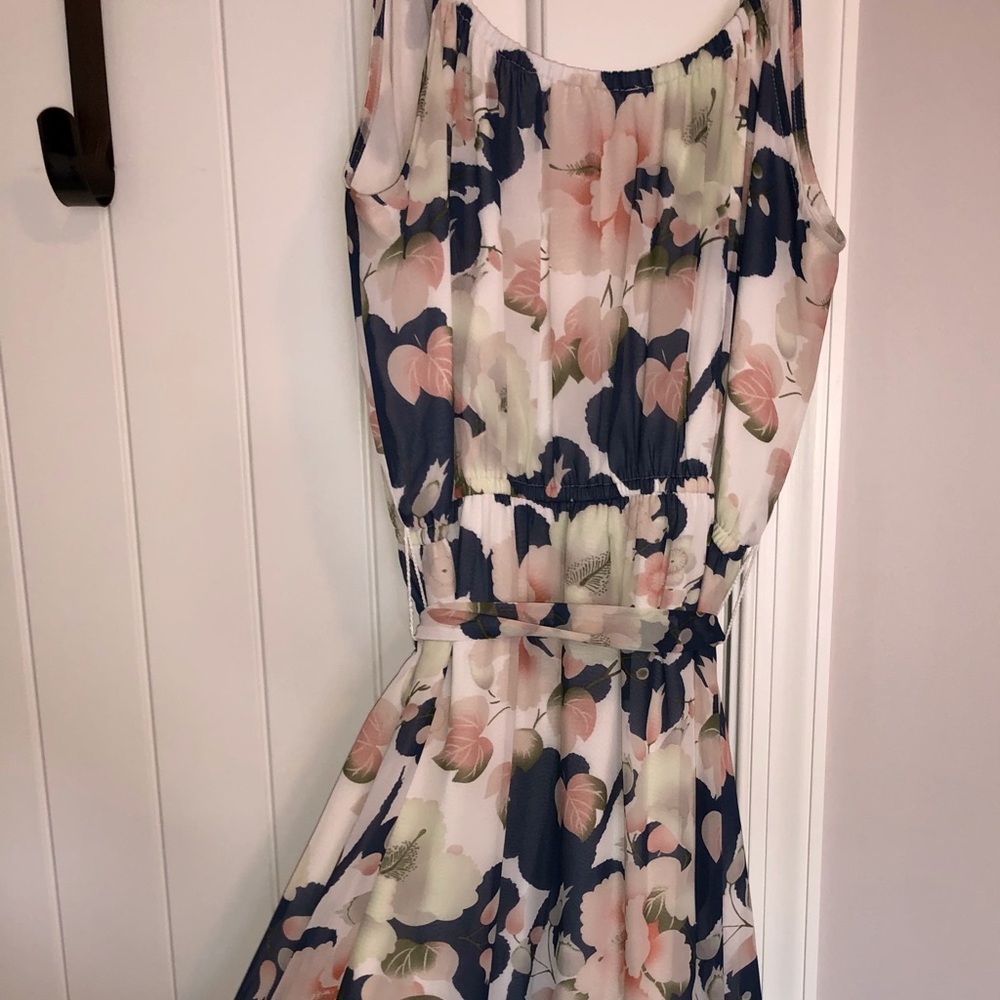Loft maxi dress flower print Sz S